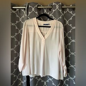 Apt. 9 Soft Cream V-Neck Blouse